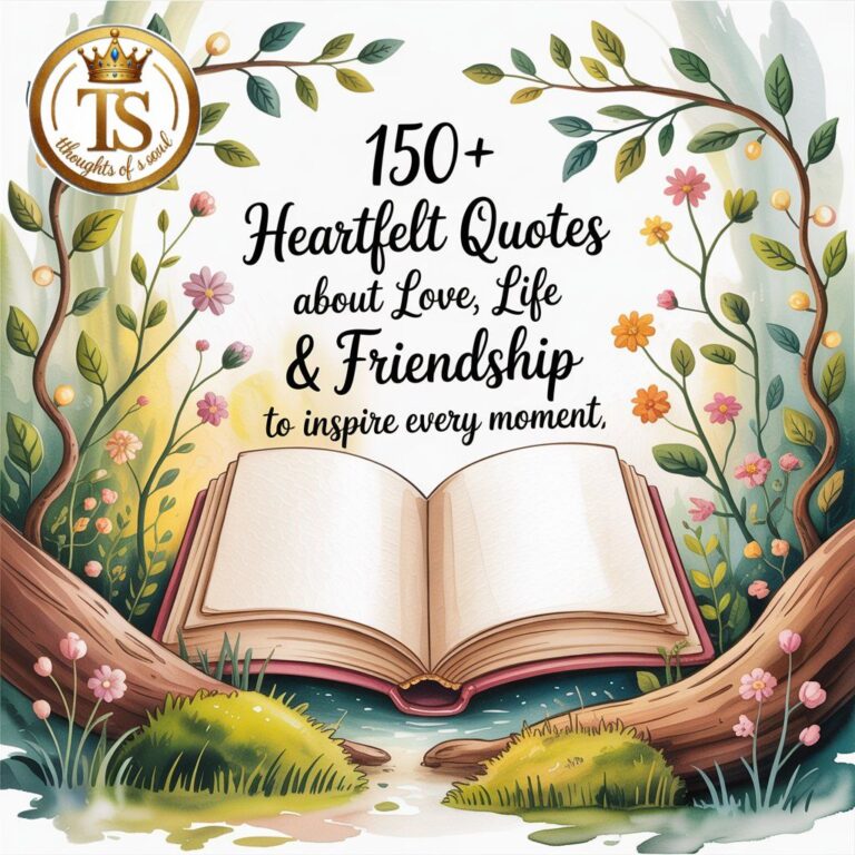 150+ Heartfelt Quotes About Love, Life & Friendship to Inspire Every Moment