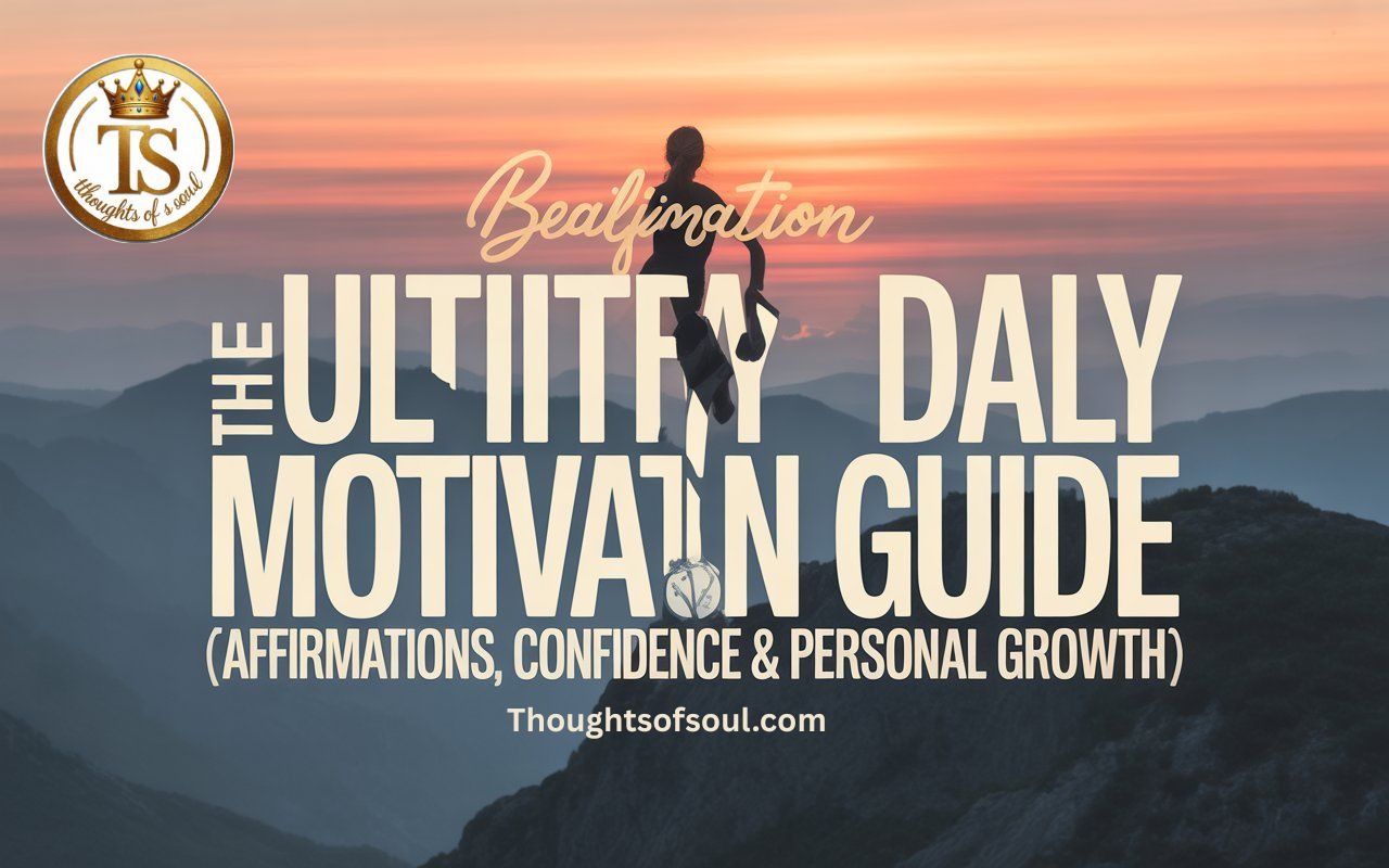 The Ultimate Daily Motivation Guide (Affirmations, Confidence & Personal Growth)
