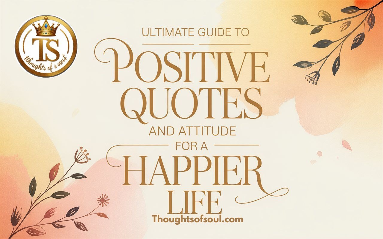 Ultimate Guide to Positive Quotes and Attitude for a Happier Life